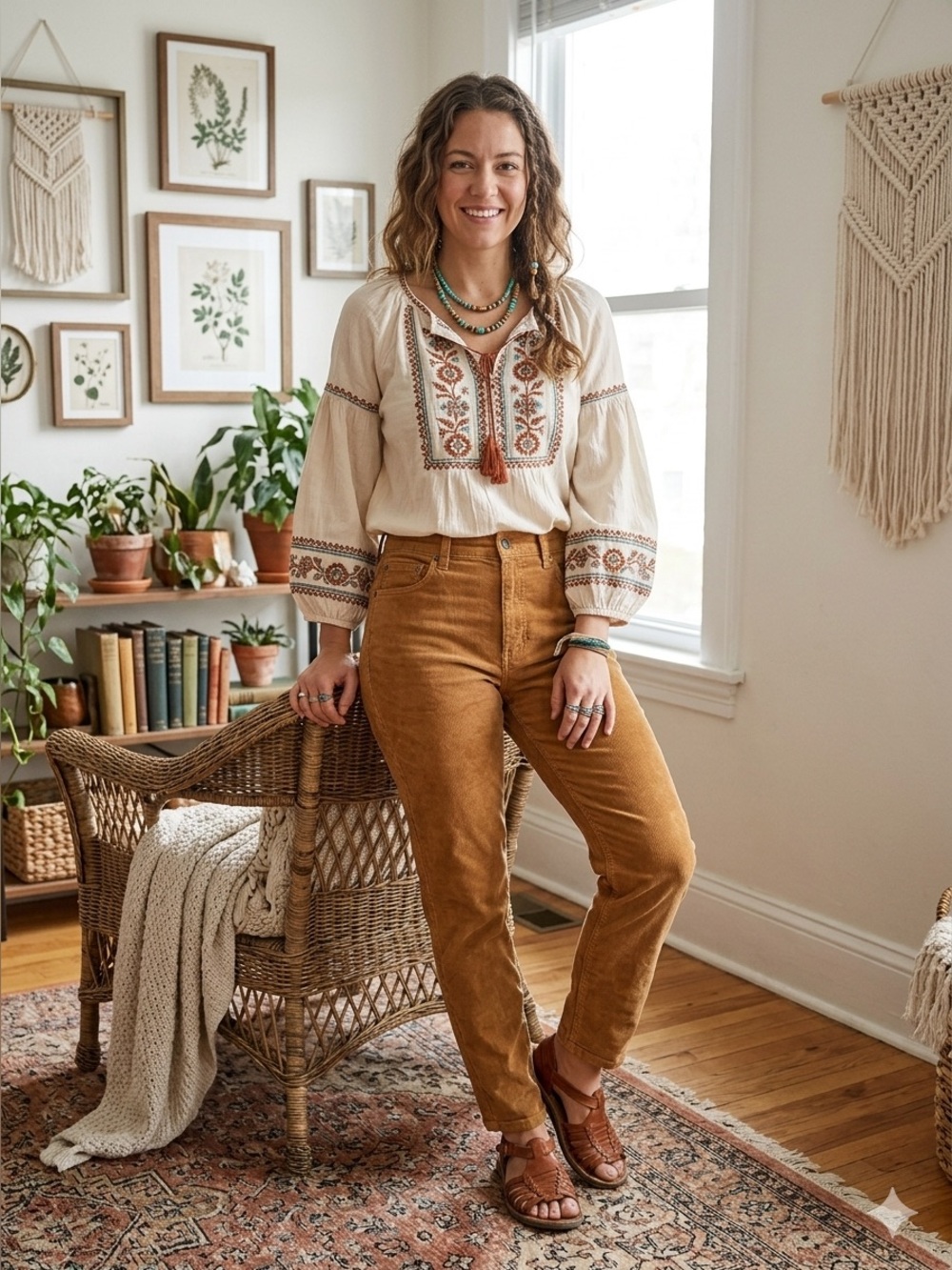 American Eagle Outfitters Tan Corduroy Pants